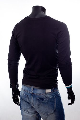 Longsleeve Męski 7338 Czarny M na Arena.pl