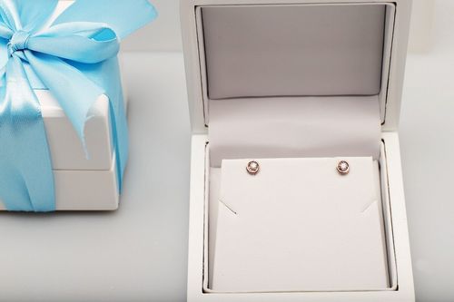 Złote kolczyki KZD5010M - Diament na Arena.pl