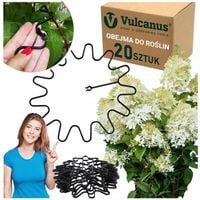 Podpora Obejma 20 szt Ring do Hortensji Roślin Kwiatów traw Obejmy Podpory