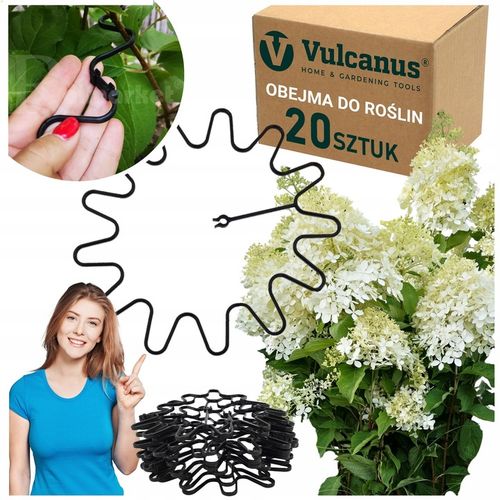 Podpora Obejma 20 szt Ring do Hortensji Roślin Kwiatów traw Obejmy Podpory na Arena.pl
