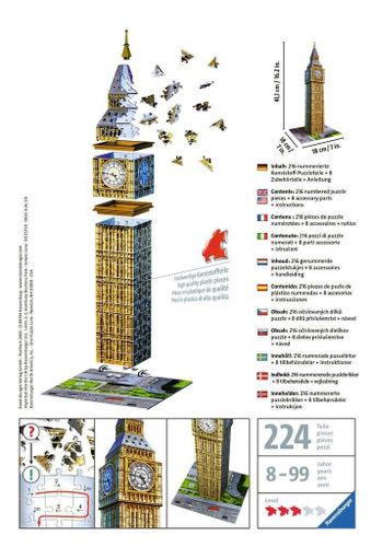 RAVENSBURGER PUZZLE 216 EL BIG BEN na Arena.pl