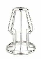 mr. steel trapezoid plug medium stalowy, geometryczny, średni rozmiar
