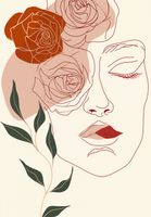 Plakat 68x98cm Beż i Twarz