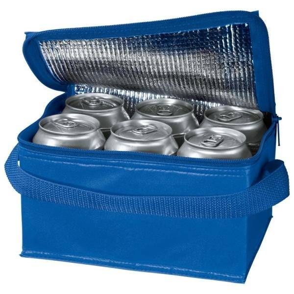 Torba termiczna na 6 puszek 330 ml ASPEN Niebieski zdjęcie 1