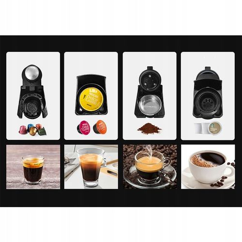 EKSPRES DO KAWY NA KAPSUŁKI CIŚNIENIOWY 20 BARÓW 4W1 NESPRESSO DOLCE GUSTO na Arena.pl