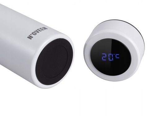 SZCZELNY TERMOS BUTELKA TERMICZNA KUBEK Z TERMOMETREM NA KAWĘ HERBATĘ SITKO na Arena.pl