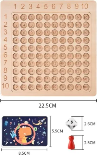 GRA PLANSZOWA TABLICZKA MNOŻENIA EDUKACYJNA NAUKA na Arena.pl