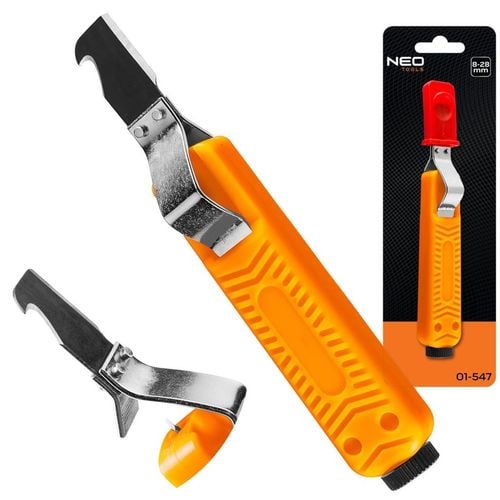 Ściągacz izolacji z hakiem nóż elektryka 180mm 01-547 NEO TOOLS na Arena.pl