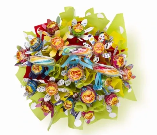 BUKIET Z LIZAKÓW prezent urodziny 18 20 30 40 50 zdjęcie 2