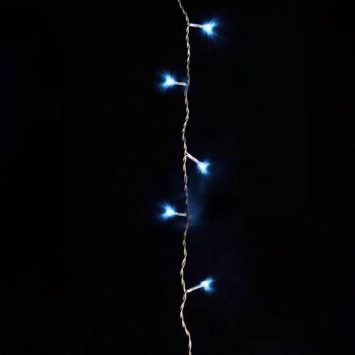 SOPLE 500 LED KURTYNA LAMPKI ZEWNĘTRZNE NIEBIESKIE + FLASH ZIMNY BIAŁY 15M na Arena.pl