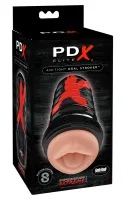 pipedream pdx elite air-tight oral model 17,5 cm - system ustny, tpr