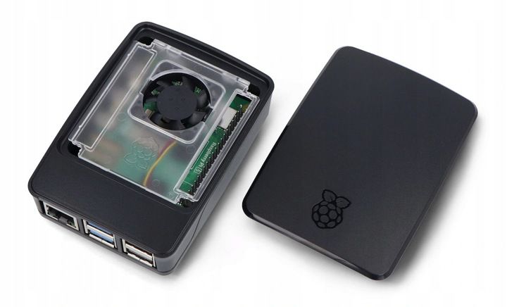 Obudowa do Raspberry Pi 5 oficjalna - grafitowa zdjęcie 2