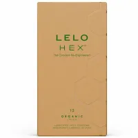 lelo hex organic prezerwatywy 12 szt. ekologiczny lateks, struktura hex