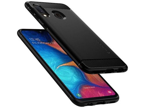 Etui Spigen Rugged Armor do Samsung Galaxy A20e Matte Black na Arena.pl