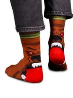 Skarpety bawełniane paszcza niedźwiedzia na pięcie 39-42 YOCLUB