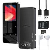 ODTWARZACZ DOTYKOWY MP4 MP3 16GB BLUETOOTH 5.0 HiFi DYKTAFON + SŁUCHAWKI