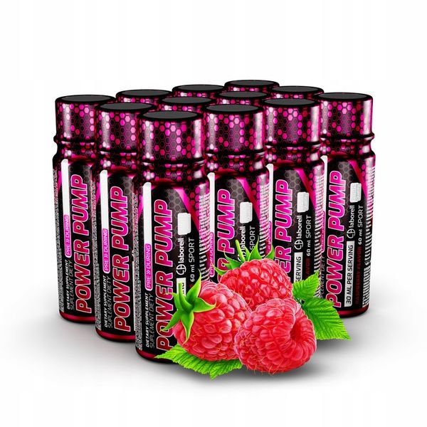 Laborell PRE-WORKOUT PRZEDTRENINGÓWKA POMPA MALINA zdjęcie 1