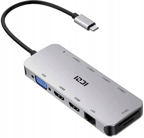 Wielofunkcyjna Stacja dokująca do dwóch monitorów z HDMI USB-C i ładowaniem na Arena.pl