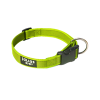 Julius K9 Obroża szaro-neonowa 30 mm x 39-65 cm