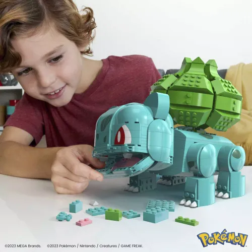 Mega Construx. HNT96 Pokemon. Duży Bulbasaur na Arena.pl