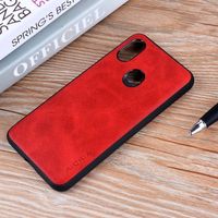 Etui AIORIA Vintage LEATHER do Xiaomi Mi 8 czerwony
