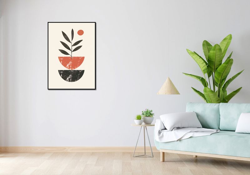 Plakat 64x90cm Roślinna Sztuka zdjęcie 4