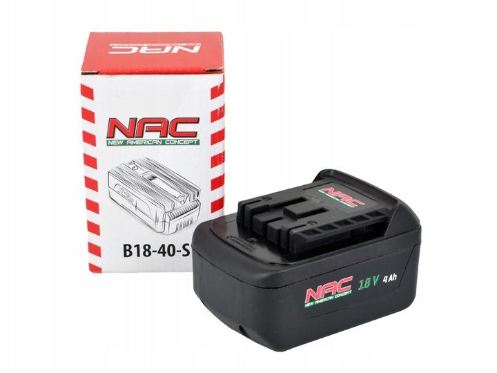 NAC AKUMULATOR 4,0 Ah 18V B18-40-S zdjęcie 9