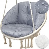 PODUSZKA NA HUŚTAWKĘ BOCIANIE GNIAZDO WODOODPORNA PRODUCENT - szara