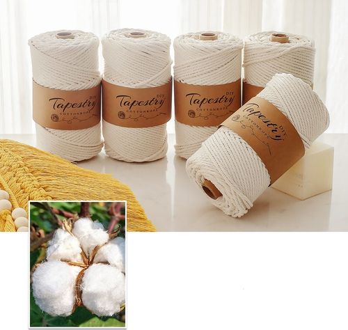 Makrama na Ścianę Boho Łapacz Snów Wiszący Ozdoba Ścienna ze Sznurka Duży na Arena.pl