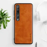 Etui AIORIA Vintage LEATHER do Xiaomi Mi 10 Pro pomarańczowy