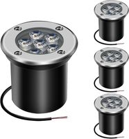Lampki naziemne LED AHOTSUK 6W 12V 24V IP67 do ogrodu 4 szt POWYSTAWOWY