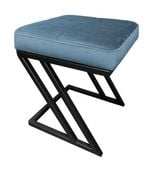 Pufa ZETA LOFT ławka taboret podnóżek metal MG33