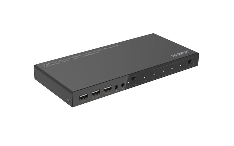 MicroConnect 4K@60Hz HDMI KVM switch, 4x1 zdjęcie 1
