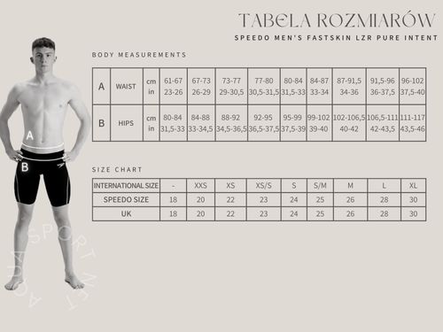 Strój startowy pływacki męski Speedo Lzr Intent 2.0 rozmiar UK28 na Arena.pl