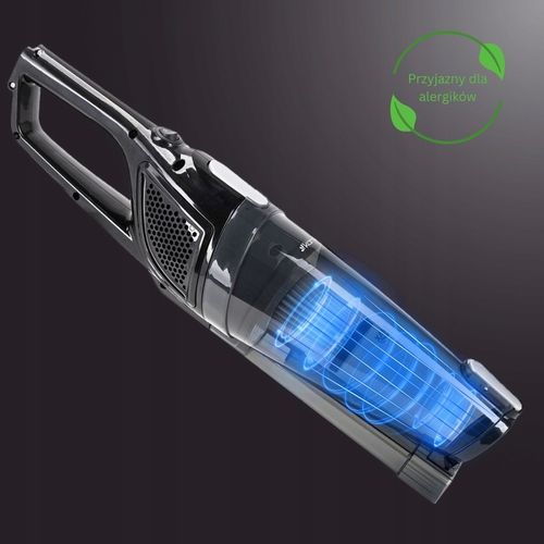 ODKURZACZ 2-w-1 RĘCZNY PIONOWY lekki MOCNY AKCESORIA filtr HEPA KAMILLE na Arena.pl