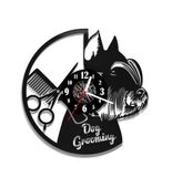 Zegar ścienny z płyty winylowej Sznaucer 152.2