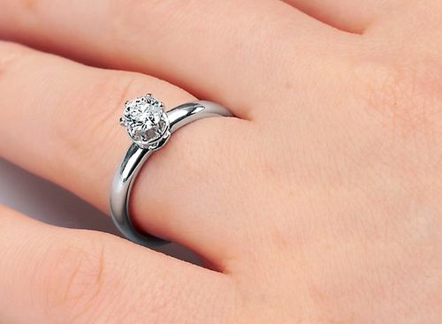 exclusive | cudowny zaręczynowy pierścionek 0,50ct w 18-karatowym złocie na Arena.pl