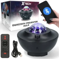 PROJEKTOR GWIAZD RZUTNIK NIEBA LAMPKA NOCNA LED GŁOŚNIK BLUETOOTH + PILOT