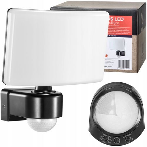 Lampa Zewnętrzna LED 30W Czujnik Ruchu i Zmierzchu Regulacja Halogen na Arena.pl