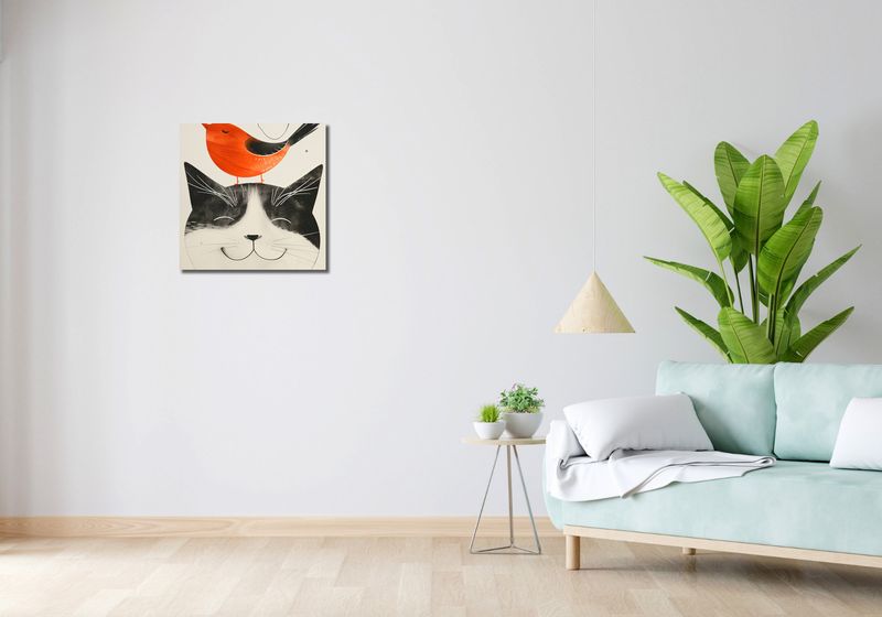 Obraz 50x50cm Pyzaty Przyjaciel zdjęcie 2