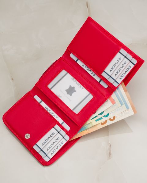 portfel damski pu k-206l-bl 8426 red zdjęcie 8