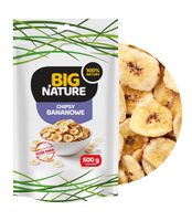 Chipsy bananowe 500g  - BIG NATURE