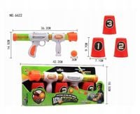 zestaw duży pistolet na piankowe kulki dla dzieci 6622