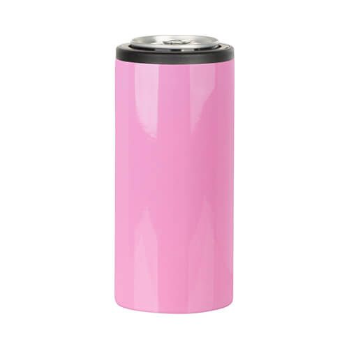 Cooler do puszki 350 ml do sublimacji - różowy zdjęcie 1