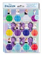 DUŻY ZESTAW 12 LAKIERÓW DO PAZNOKCI KRAINA LODU FROZEN NA PREZENT + GRATIS