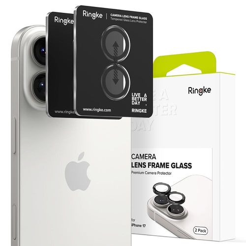 OSŁONA APARATU RINGKE CAMERA FRAME PROTECTOR 2-PACK IPHONE 17 BLACK na Arena.pl