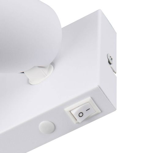 Pojedyncza lampa ścienna Sharp 817170131 reflektorek do przedpokoju biała na Arena.pl
