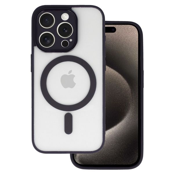 Acrylic Color Magsafe Case do Iphone 12 fioletowy zdjęcie 1