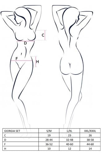 bielizna giorgia set black l/xl   casmir na Arena.pl