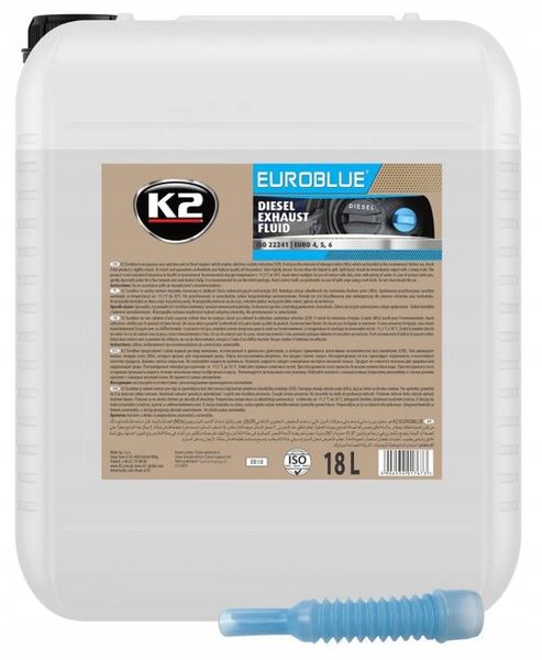 K2 - EUROBLUE - PŁYN KATALITYCZNY - 18L zdjęcie 1